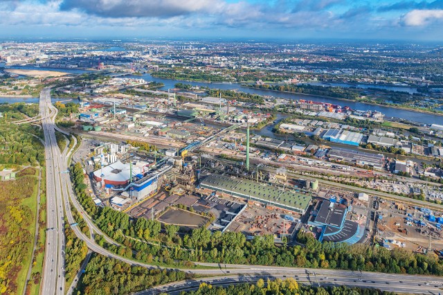 Luftbild Aurubis Hamburg